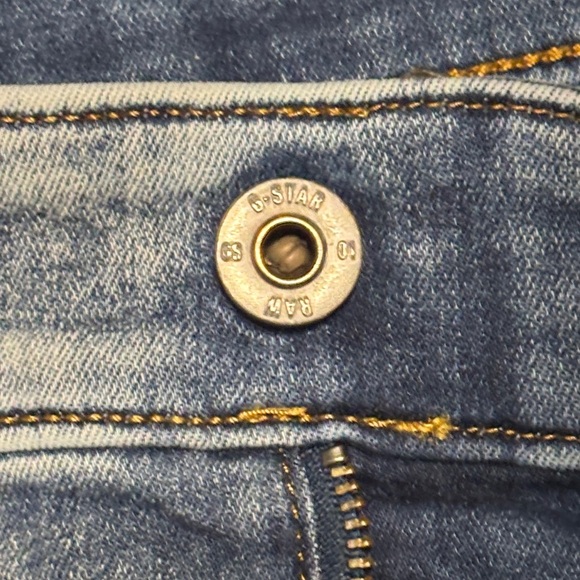 G-Star3301 Deconstructed Blue Super Slim Jeans for Men Size: W30L32 - Picture 10 of 11